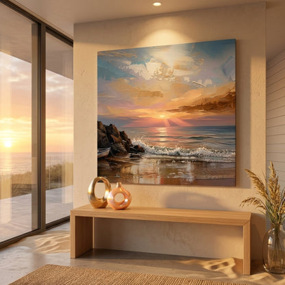 Ocean Sunset Horizon