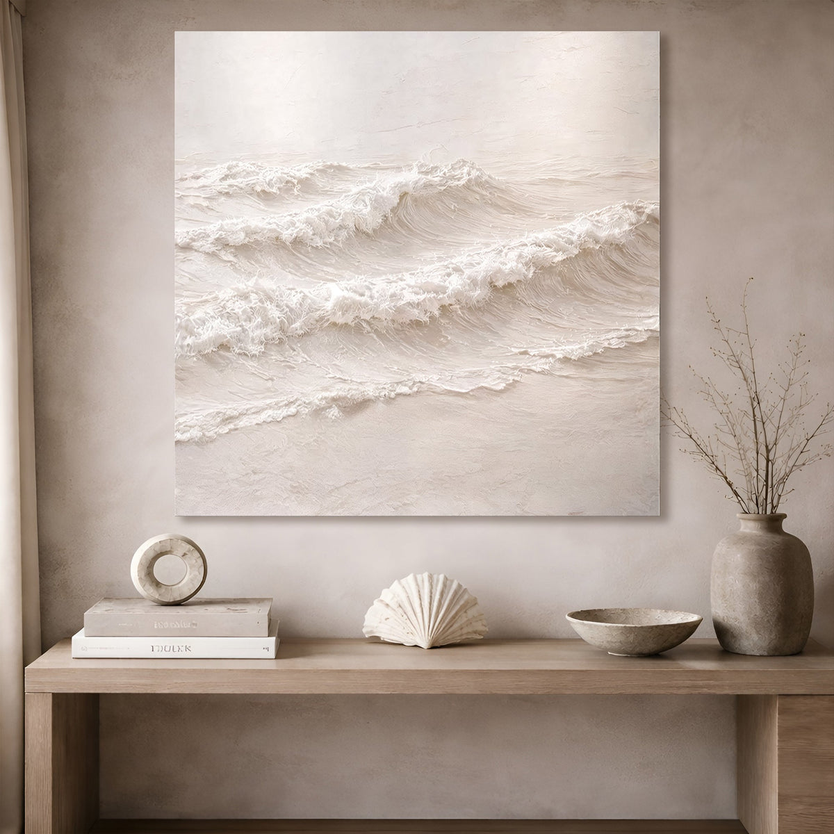 White Ocean Waves — Rolling Surf