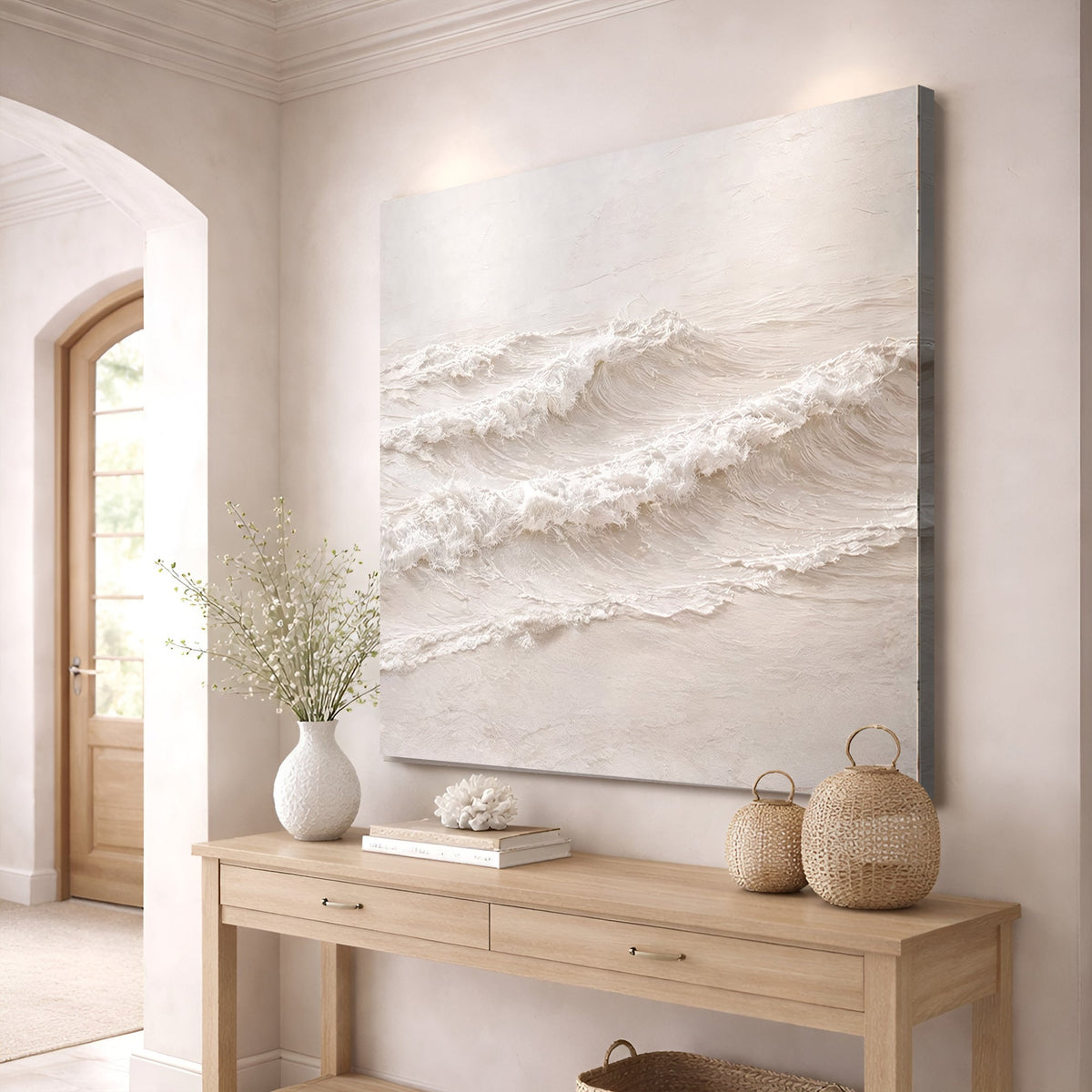 White Ocean Waves — Rolling Surf