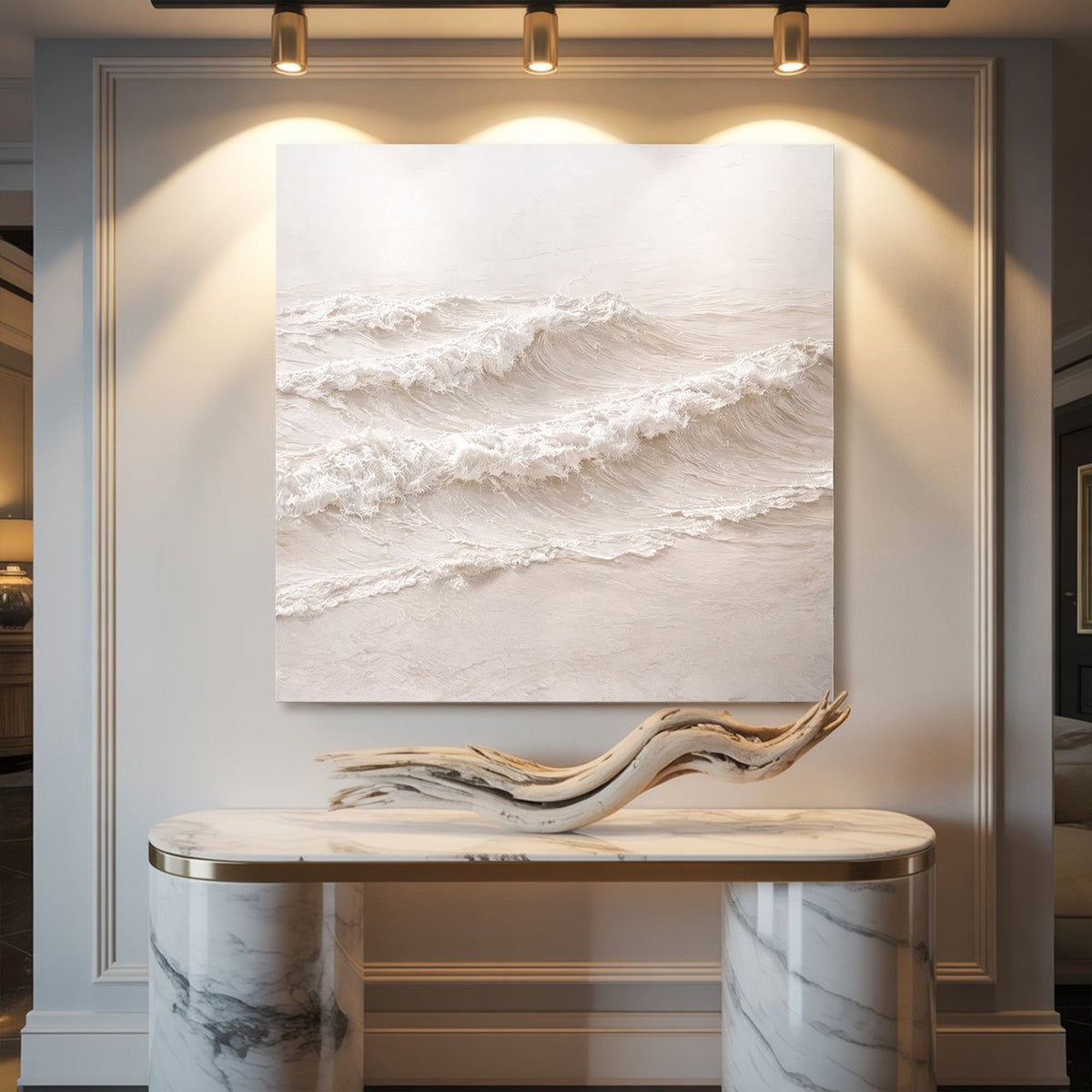 White Ocean Waves — Rolling Surf