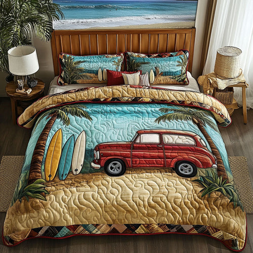 Ocean Breeze 3-Piece Quilted Bedding Set - Single (59" x 70")