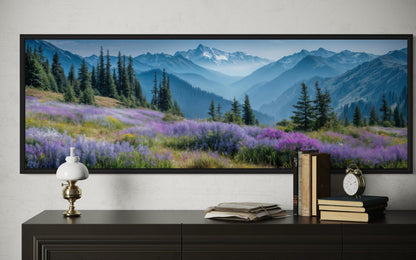 Olympic National Park Long Horizontal Canvas Wall Art