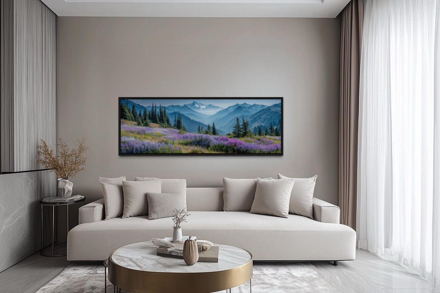 Olympic National Park Long Horizontal Canvas Wall Art
