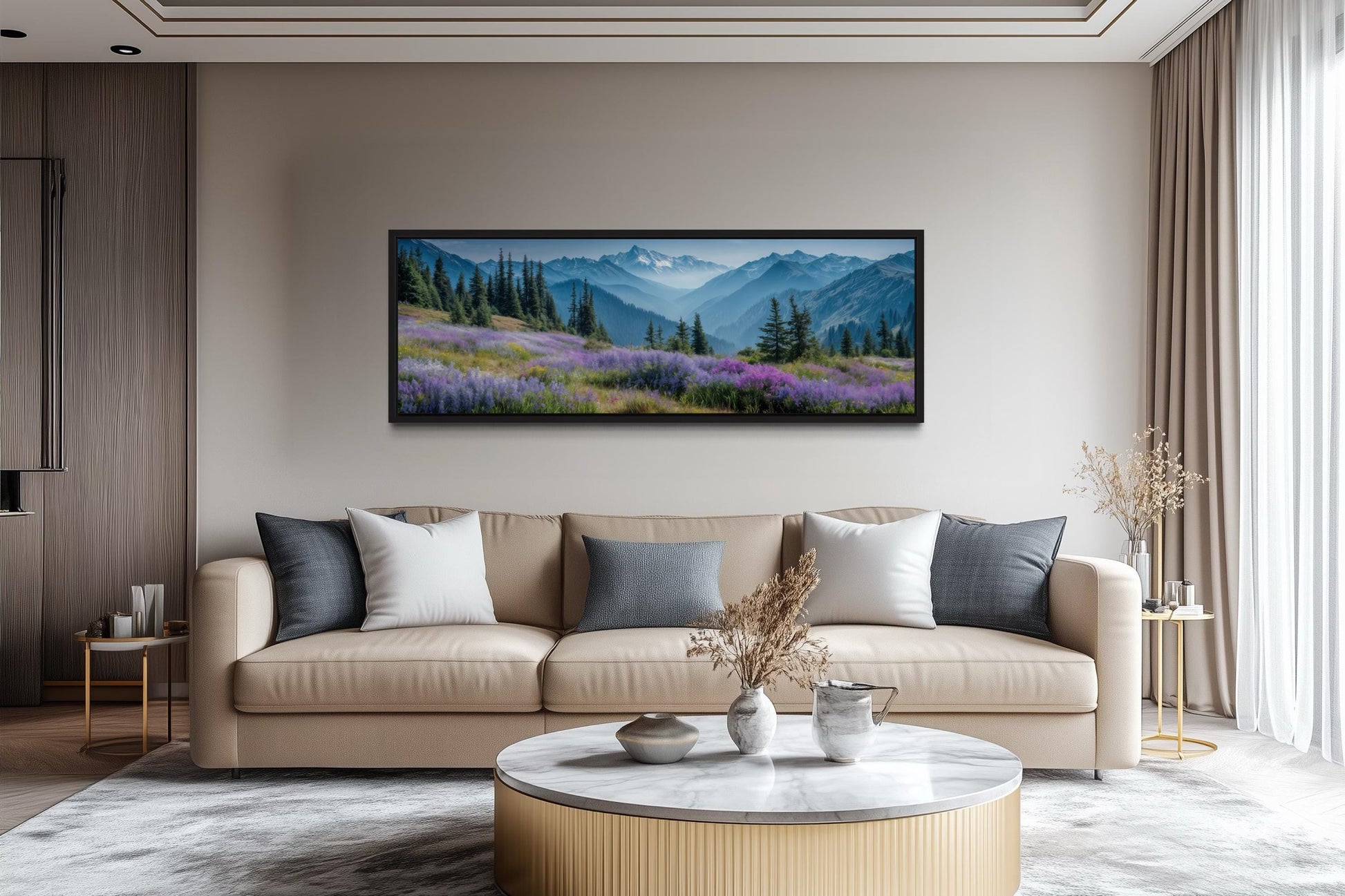 Olympic National Park Long Horizontal Canvas Wall Art