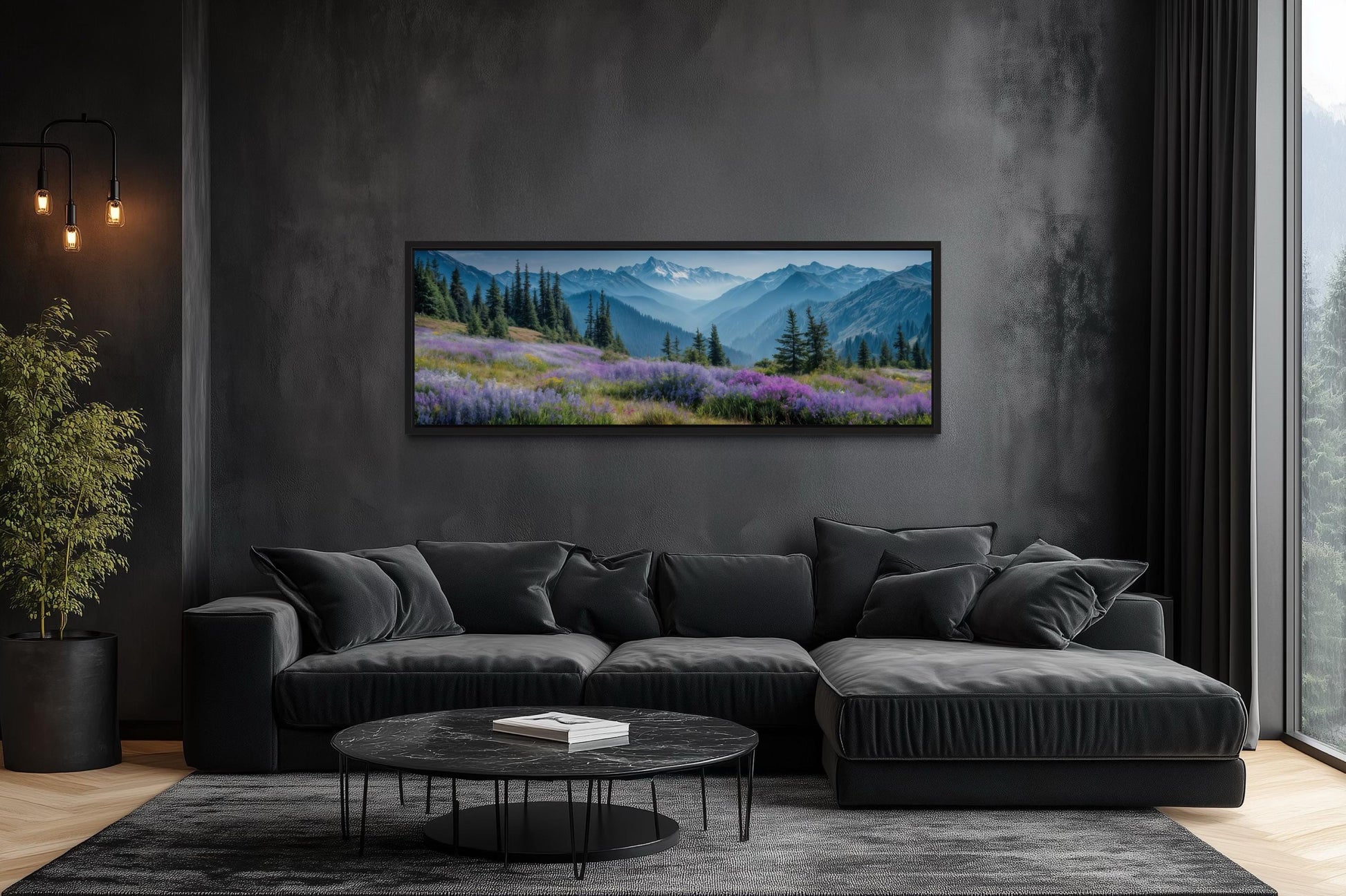 Olympic National Park Long Horizontal Canvas Wall Art