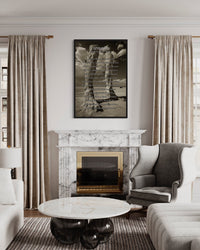Ozymandias Poem Framed Canvas Wall Art