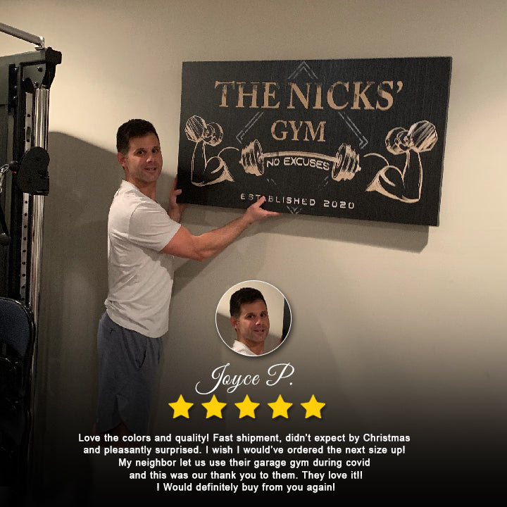 GYM - LP1 - 60"x30" - canvas
