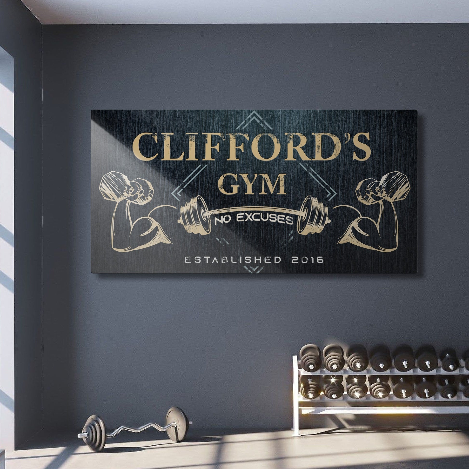 GYM - LP1 - 48"x24" - canvas
