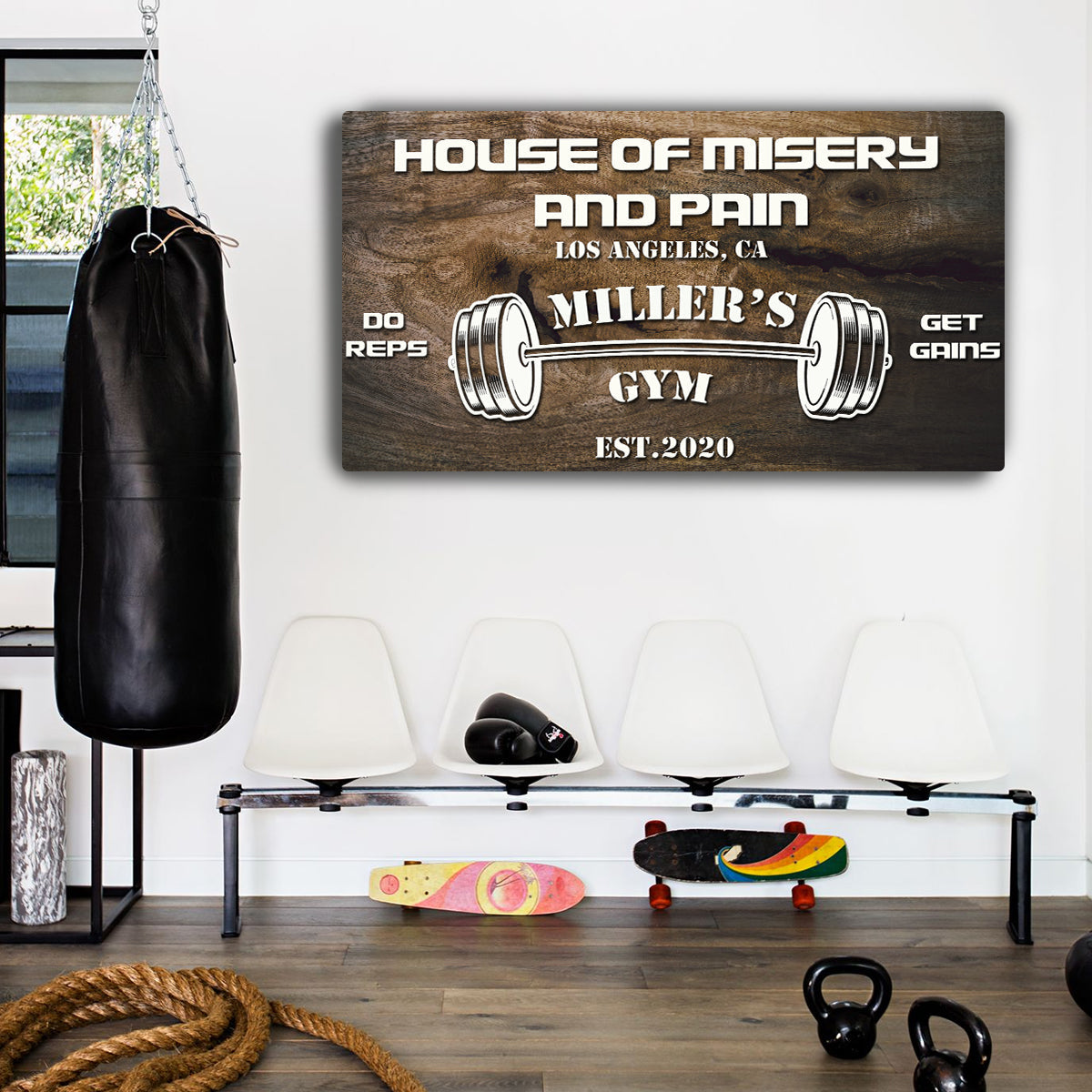 Gym Sign IV - Style 1 - canvas