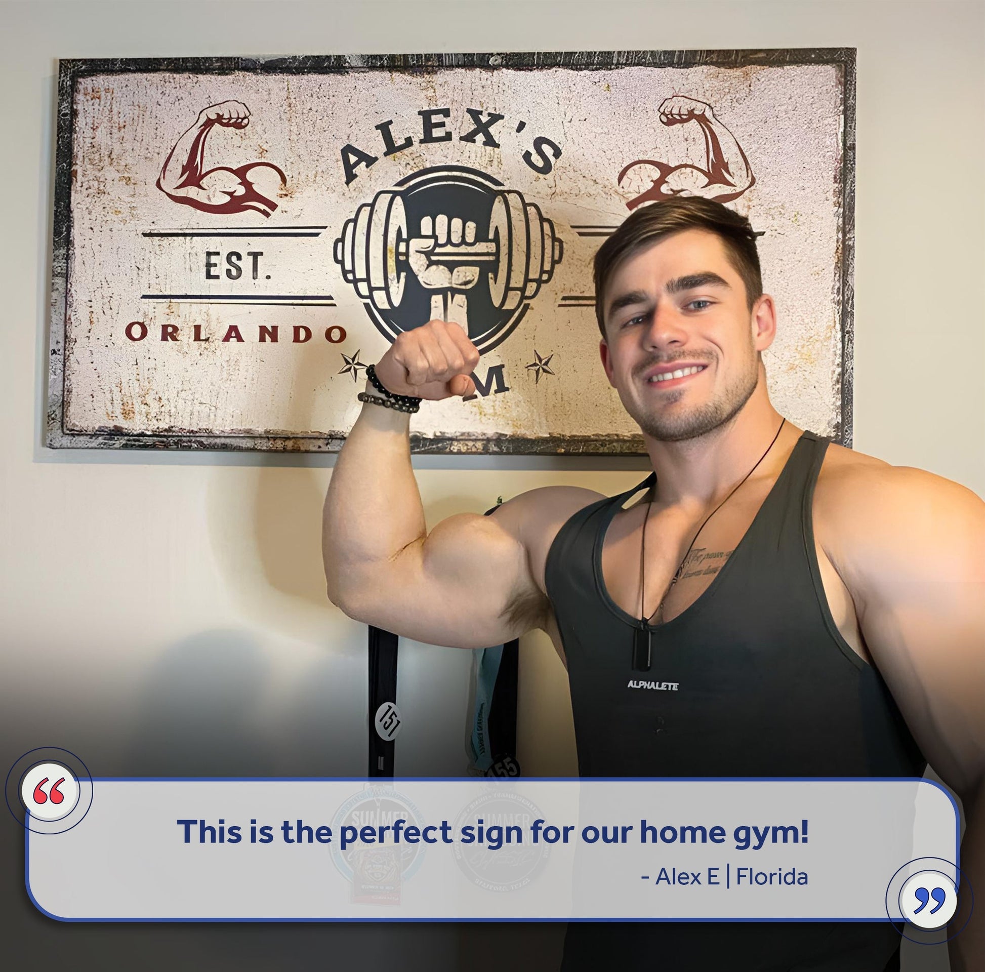 Gym Sign V - canvas