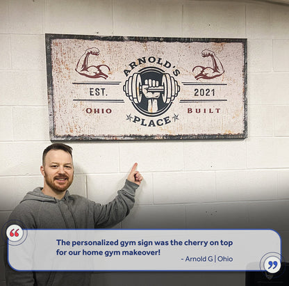 Gym Sign V - canvas