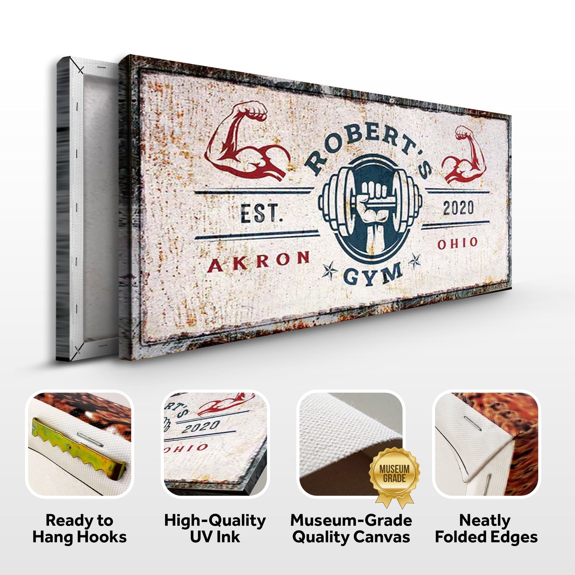 Gym Sign V - canvas