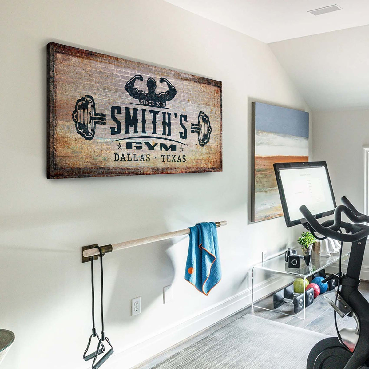 Gym Sign III - canvas
