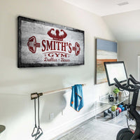 Gym Sign VI - canvas