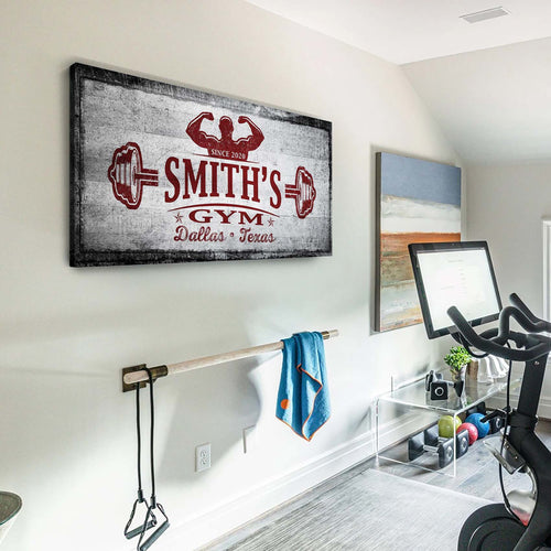 Gym Sign VI - canvas