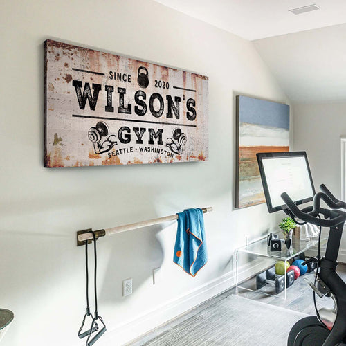 Gym Sign VI - Style 1 - canvas
