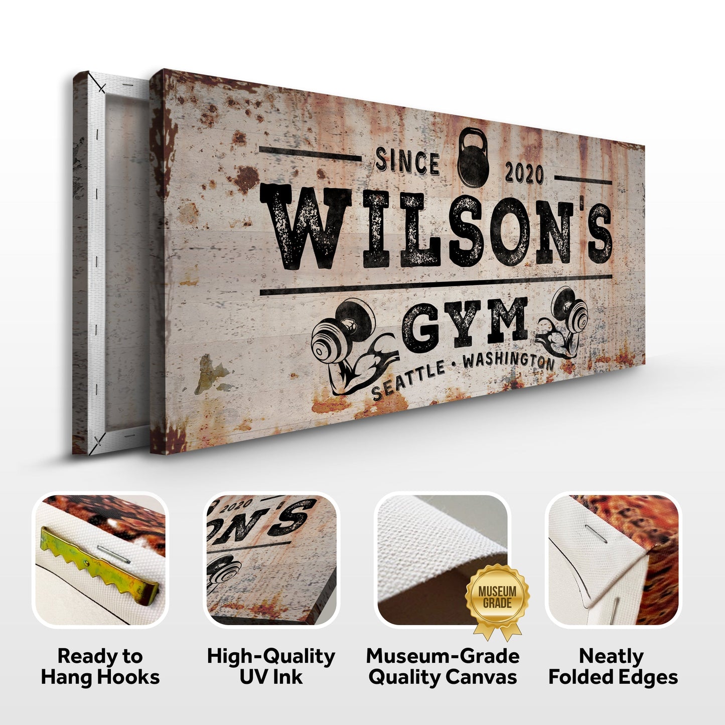 Gym Sign VI - canvas