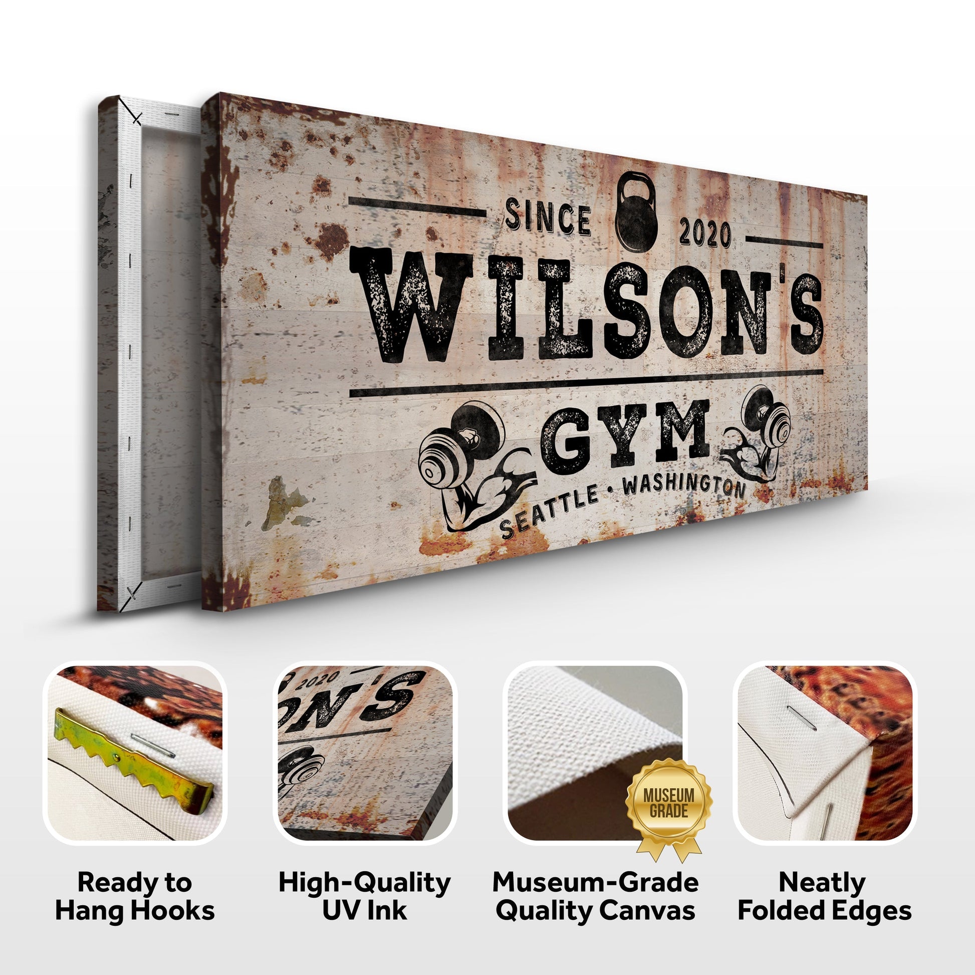 Gym Sign VI - canvas