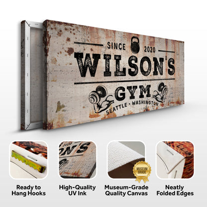 Gym Sign VI - canvas