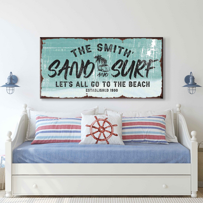 Sand and Surf Sign II