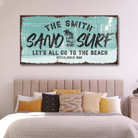 Sand and Surf Sign II
