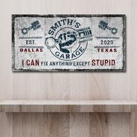 Family Garage Sign