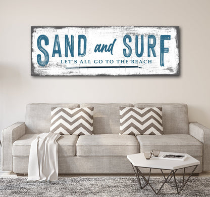Sand And Surf Sign ()