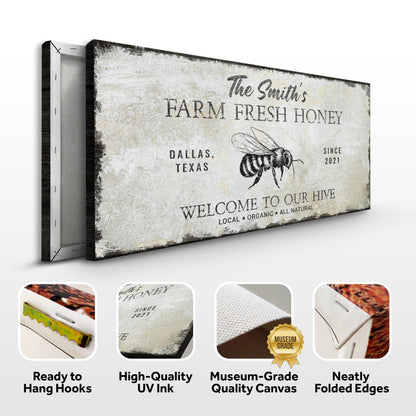 Family Farm Fresh Honey Sign
