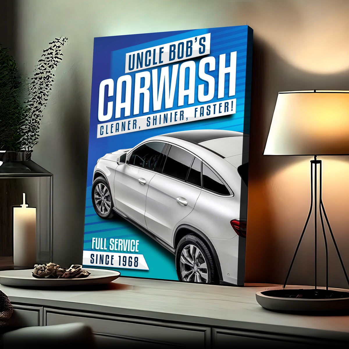 Car Wash Sign - canvas