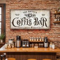 Coffee Bar Sign VII