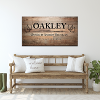 Horseshoe Wall Art Sign