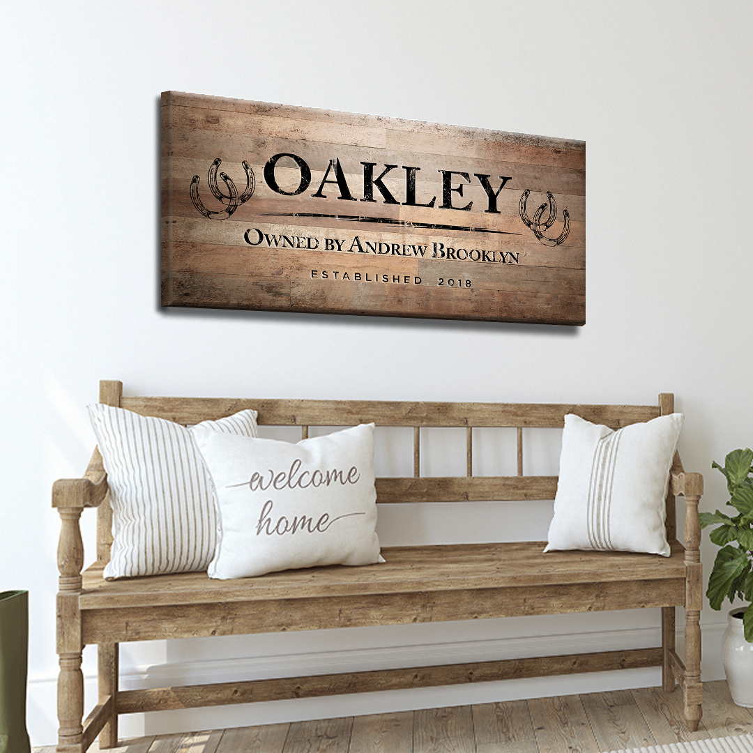 Horseshoe Wall Art Sign