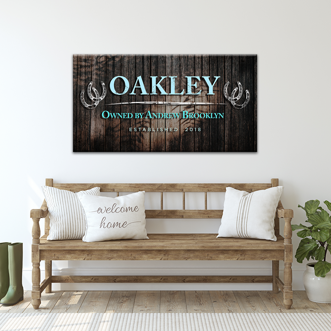 Horseshoe Wall Art Sign