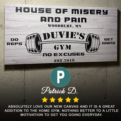 Gym Sign IV - canvas