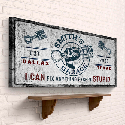 Family Garage Sign