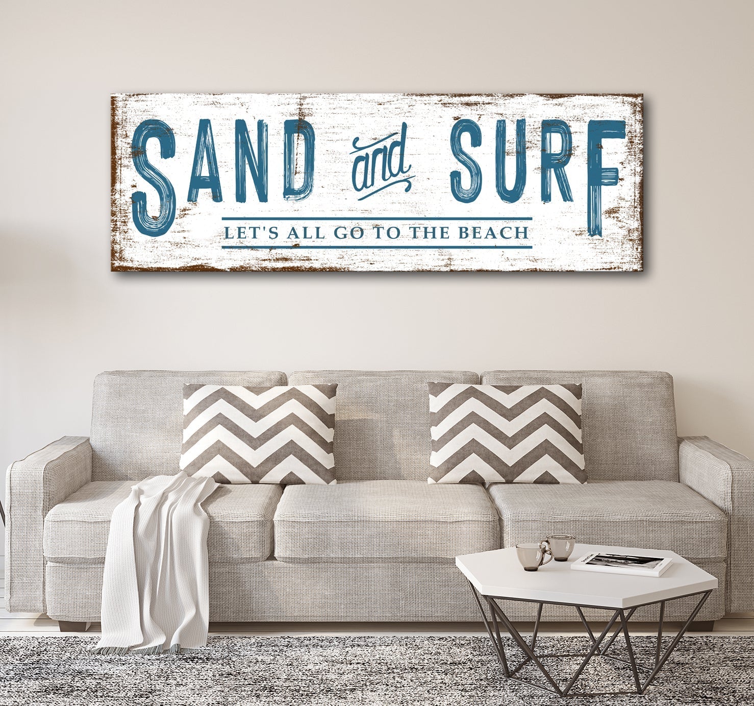 Sand And Surf Sign ()