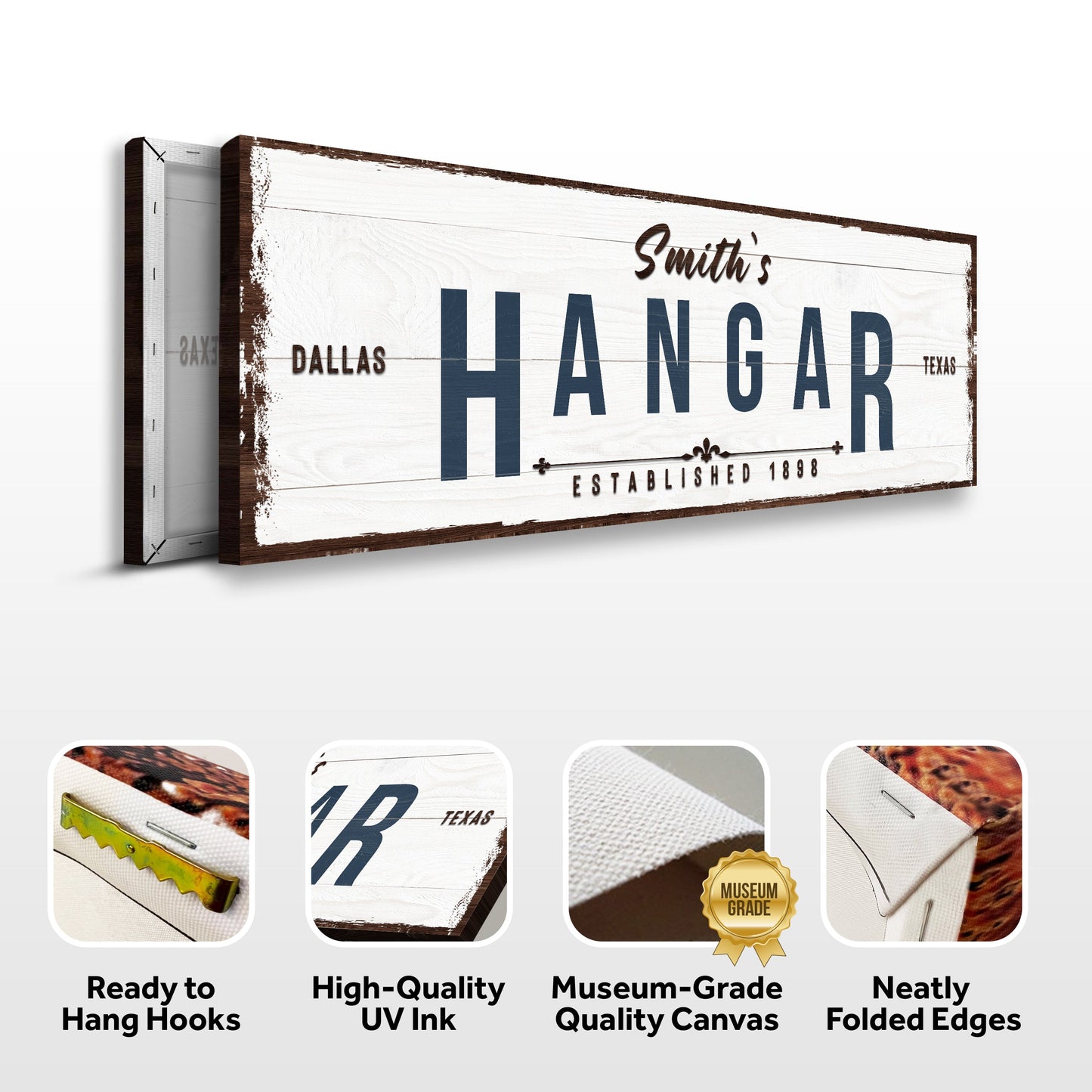 Hangar Sign - canvas