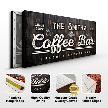 Family Coffee Bar Sign