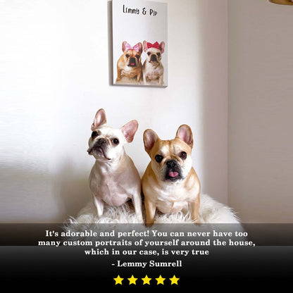 Pet Canvas Sign