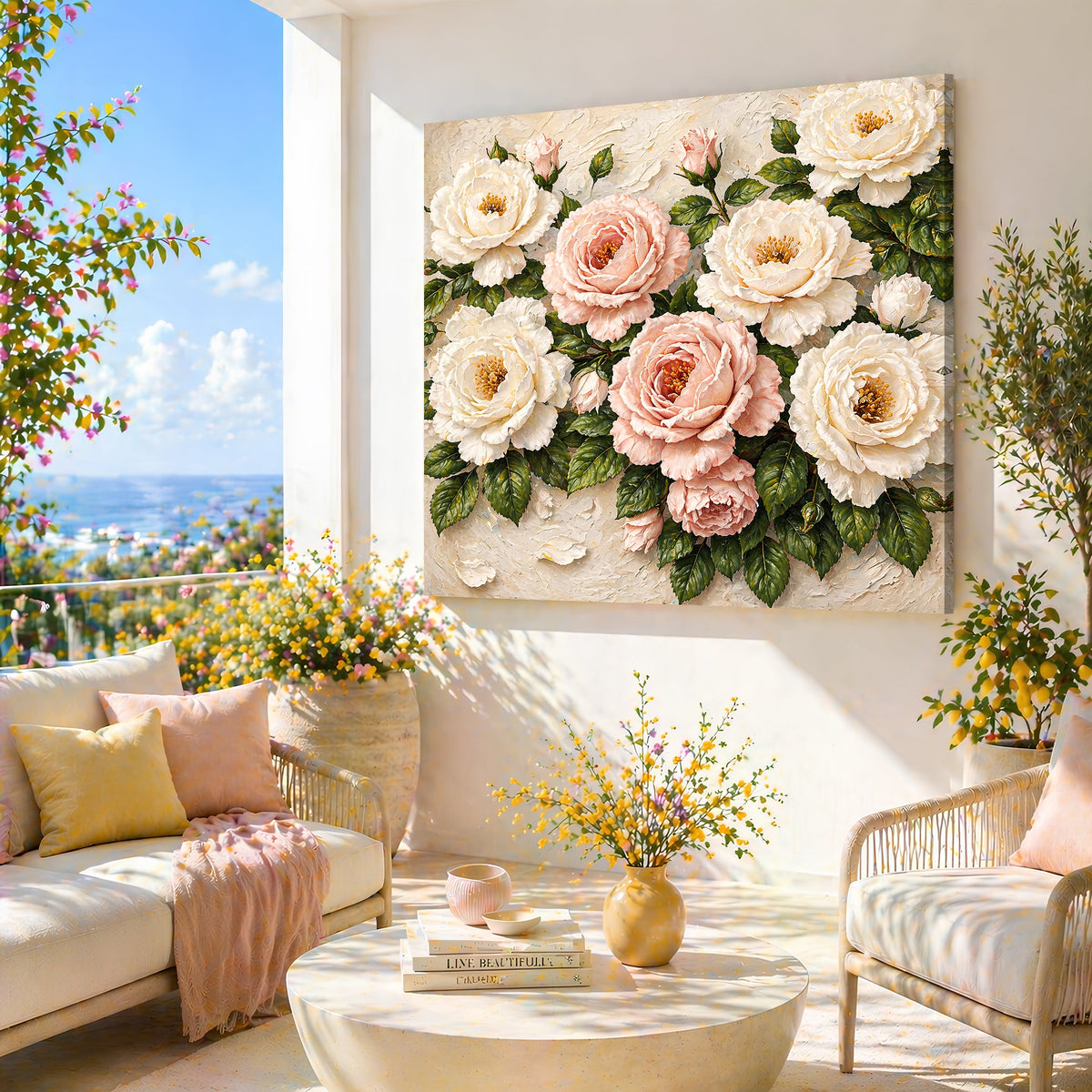 Blush Peony Garden II