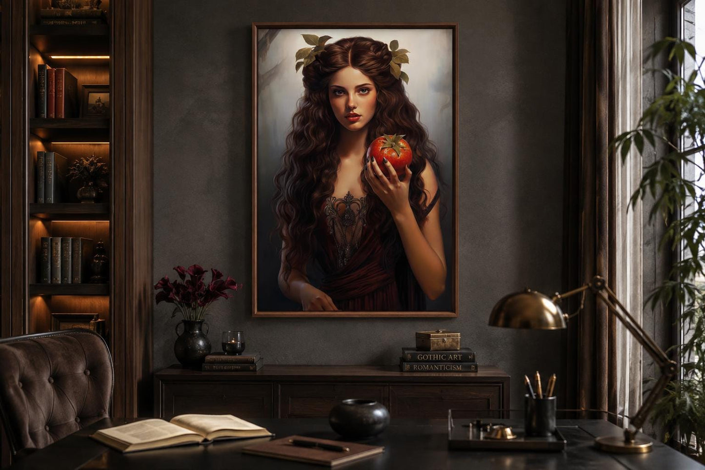 Persephone Greek Goddess Canvas Wall Art