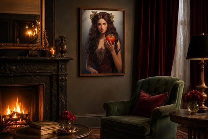 Persephone Greek Goddess Canvas Wall Art