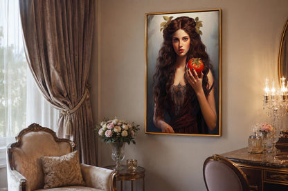 Persephone Greek Goddess Canvas Wall Art