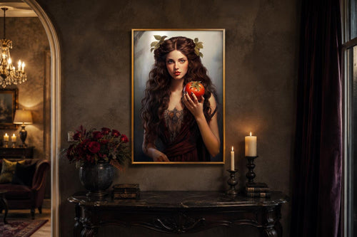 Persephone Greek Goddess Canvas Wall Art
