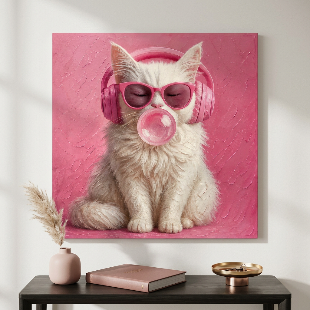 Pink Cool Cat Pop