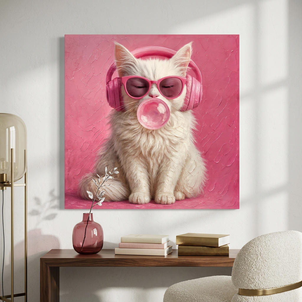 Pink Cool Cat Pop