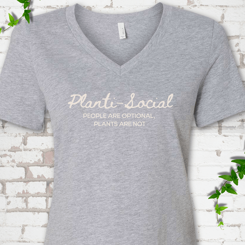 Planti-Social V-Neck T-Shirt
