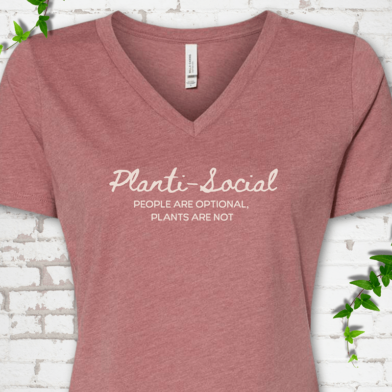 Planti-Social V-Neck T-Shirt