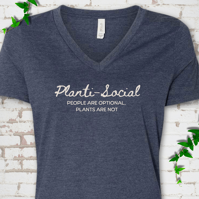 Planti-Social V-Neck T-Shirt