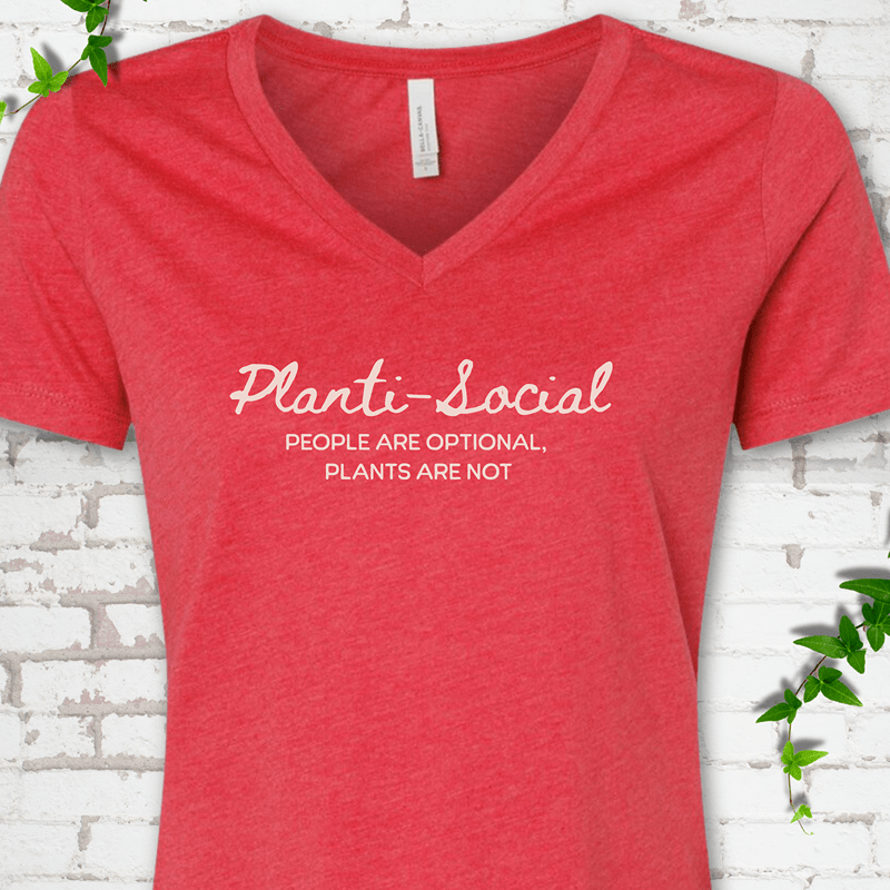 Planti-Social V-Neck T-Shirt